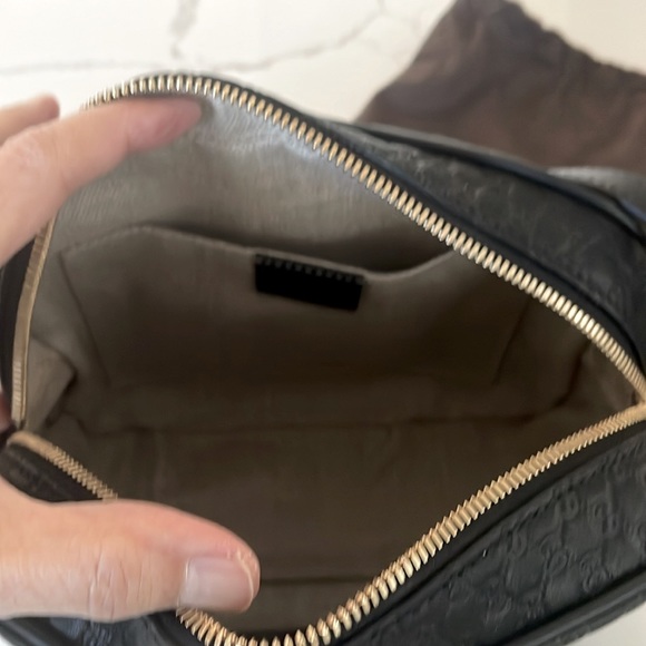 💯GUCCI Bree Rossi Microguccissima Leather Bag - Picture 10 of 11